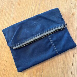 Moop The Envelope Clutch, navy canvas